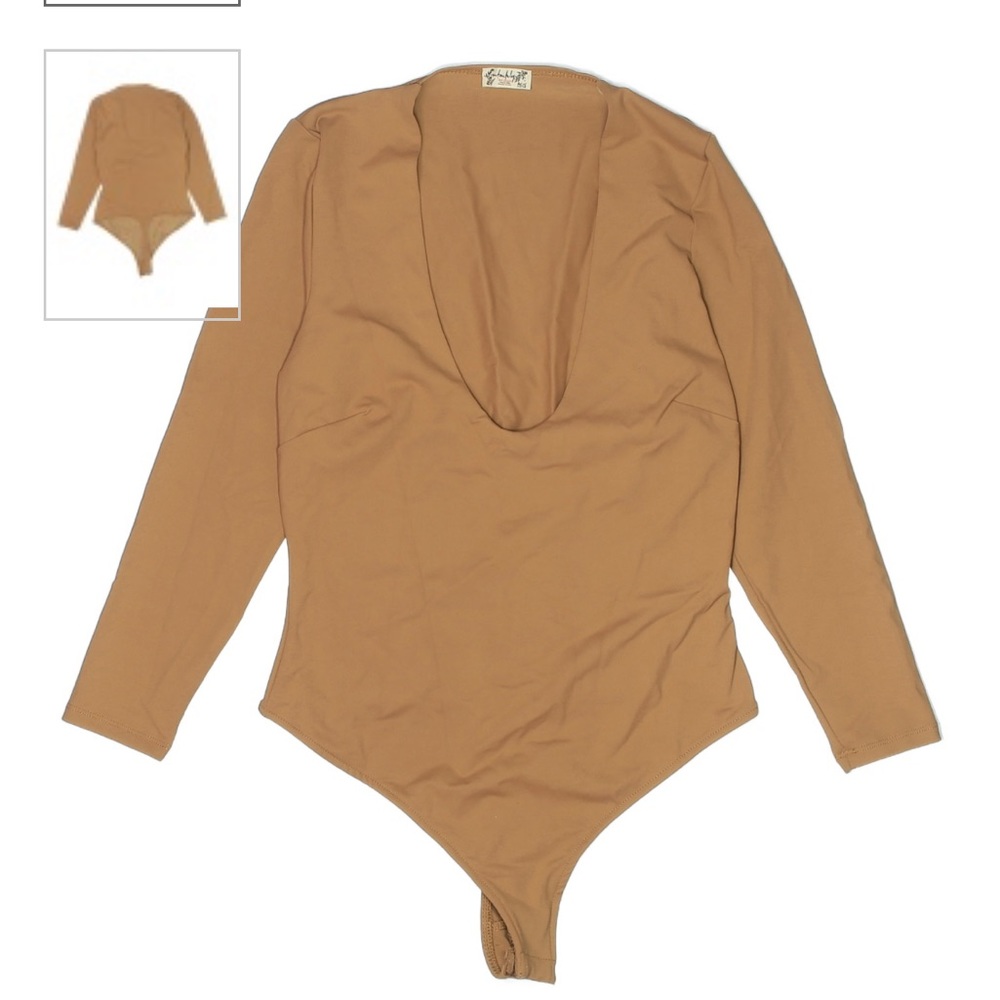 Free people camel colored bodysuit. EUC